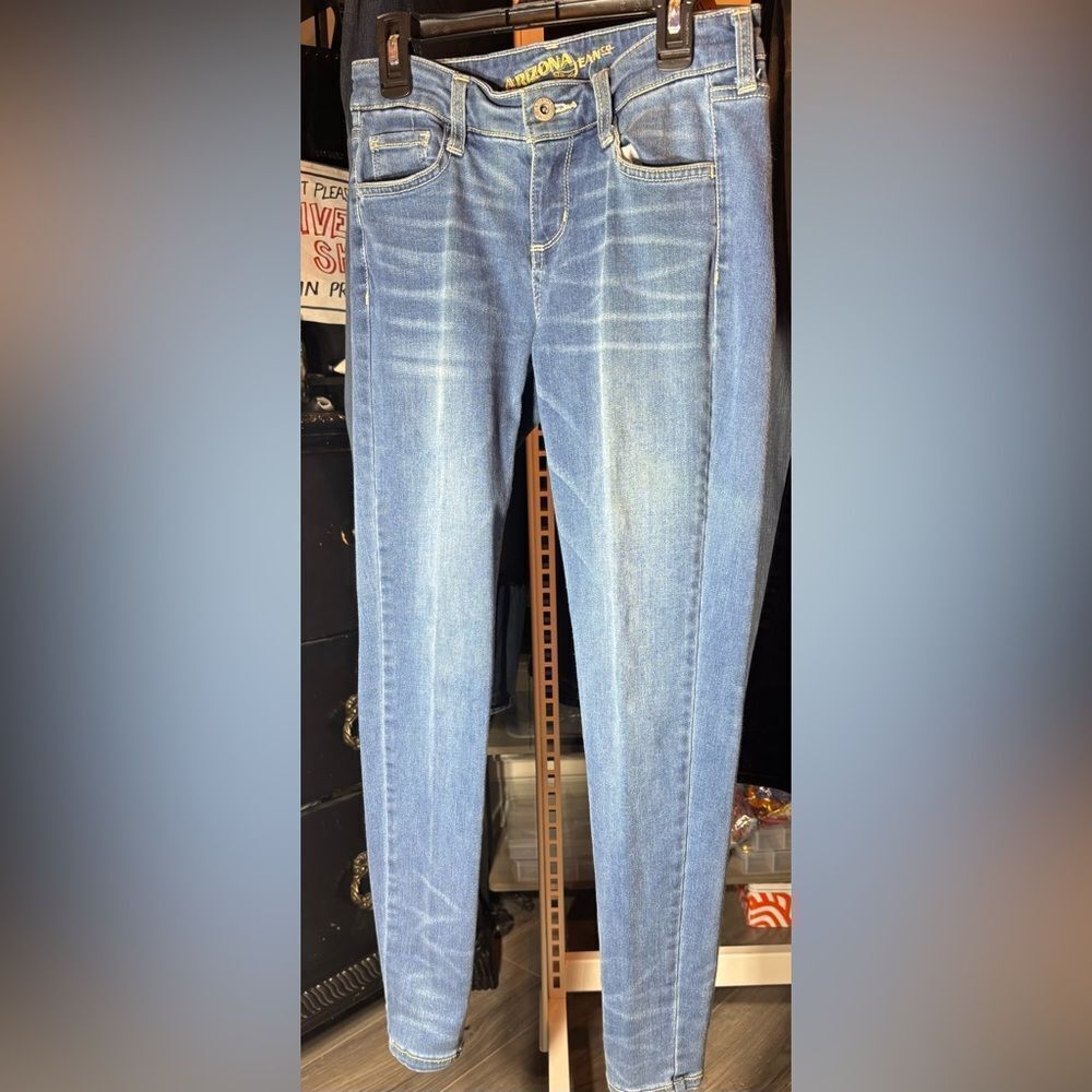 Arizona Jeans 5 Pocket Design Button & Zipper Closure Jeggings Women’s Size 3 EP